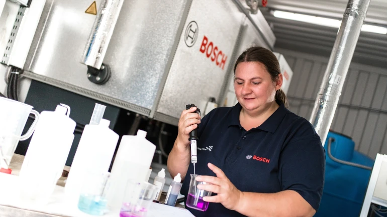Expertise Bosch en chimie de l’eau