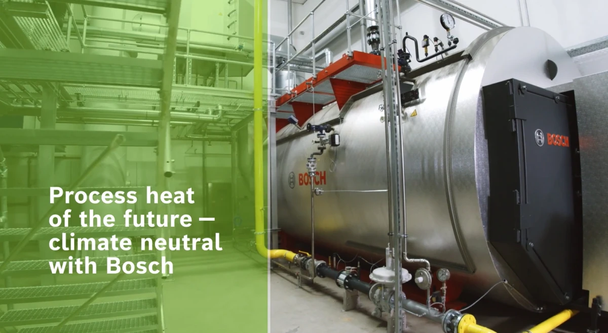 Process heat of the future – climate neutral with Bosch