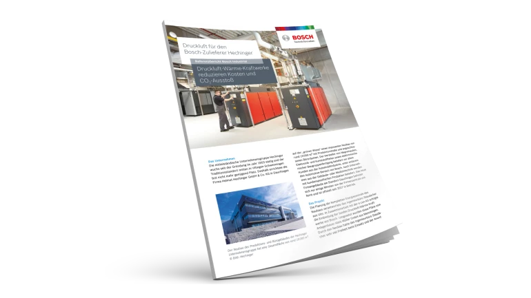 Compressed air for Bosch supplier Hechinger