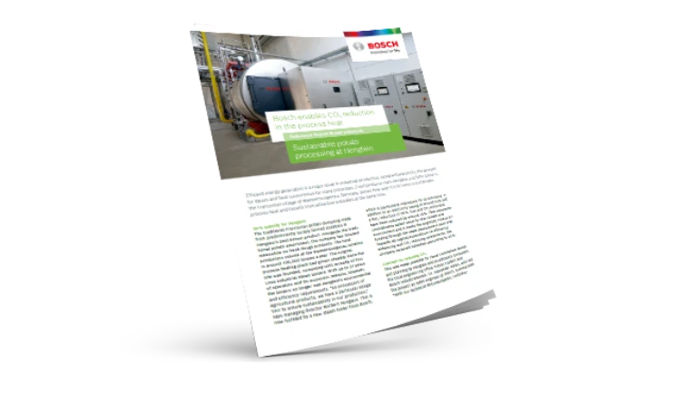 Bosch enables CO2 reduction in the process heat