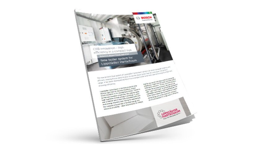 Steam boiler CSB innovation – high efficiency in a compact size Steam boiler CSB innovation – high efficiency in a compact size