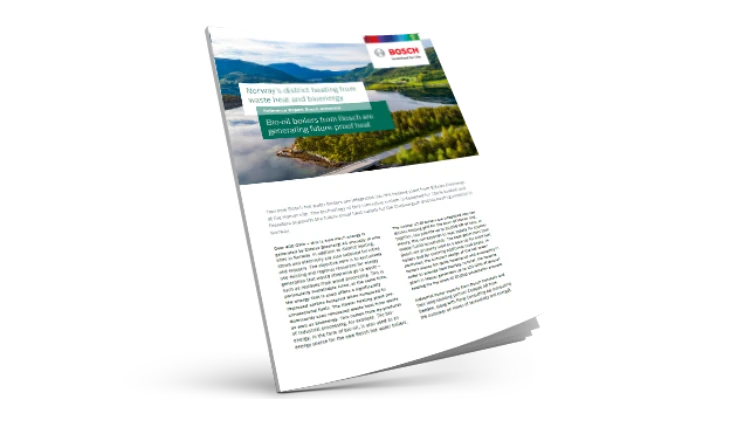 Bio-oil boilers from Bosch are generating future-proof heat
