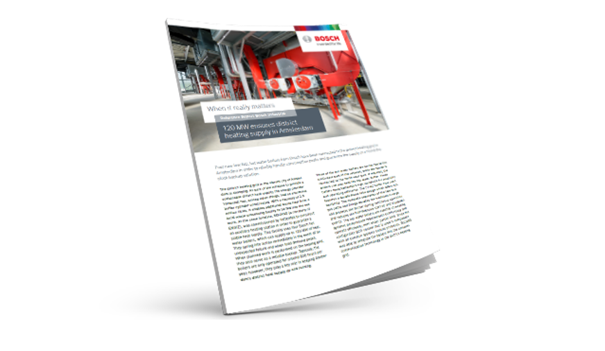 120 MW ensures district heating supply in Amsterdam 120 MW ensures district heating supply in Amsterdam