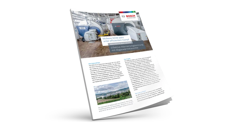 Efficient steam generation at NÖM dairy