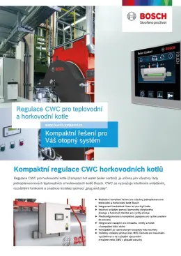 Regulace CWC pro teplovodní a horkovodní kotle