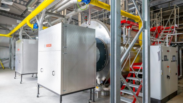 Powered by Bosch: Die neue Dampfkesselanlage