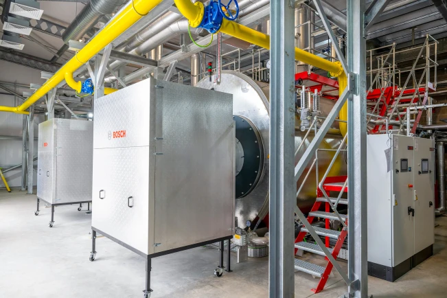 Powered by Bosch: Die neue Dampfkesselanlage