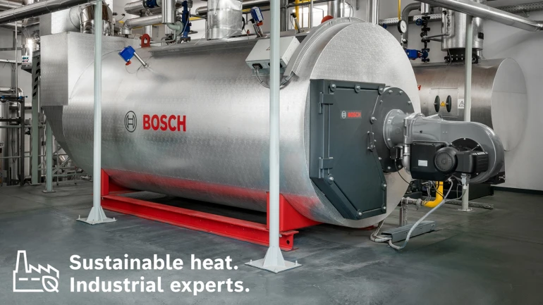 Bosch Industriekessel auf der Messe Drinktec, München