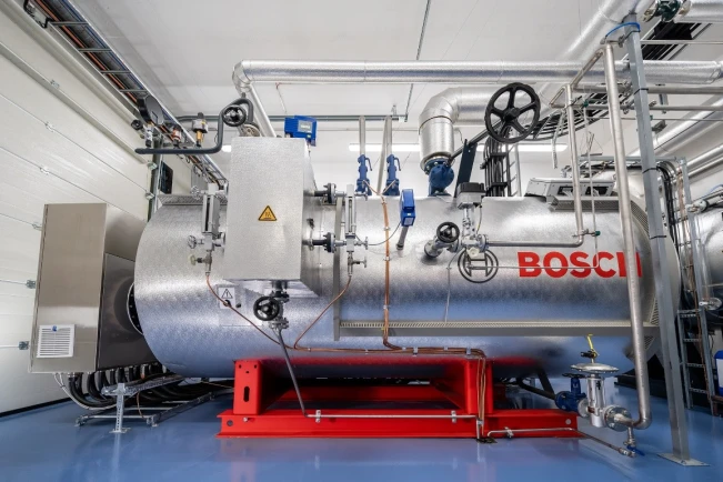 Bosch Industriekessel auf der ISH in Frankfurt/Main – Halle 12, C80