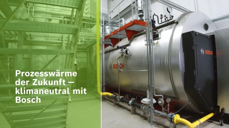 Prozesswärme der Zukunft – klimaneutral mit Bosch