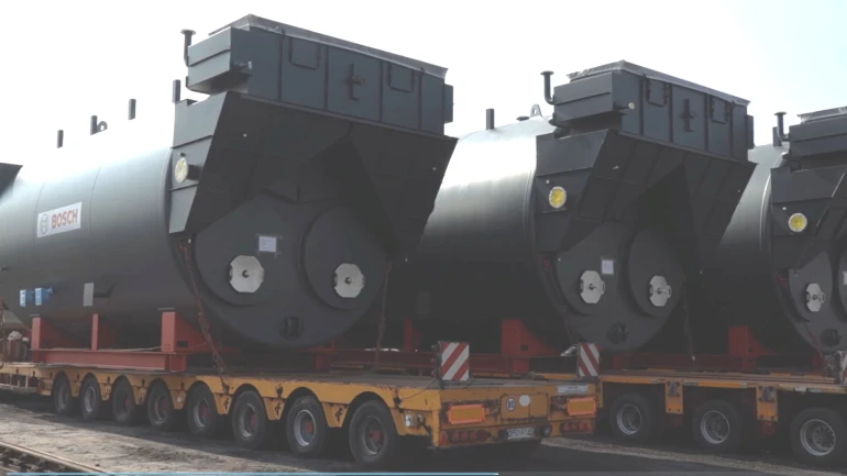 Low-NOx Heißwasserkessel für Heizkraftwerk Elblag