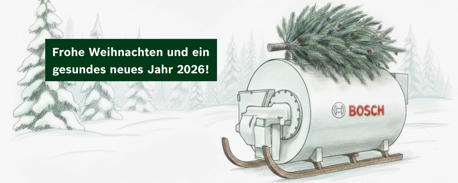 Herzliche Weihnachtsgrüße und alles Gute für 2026