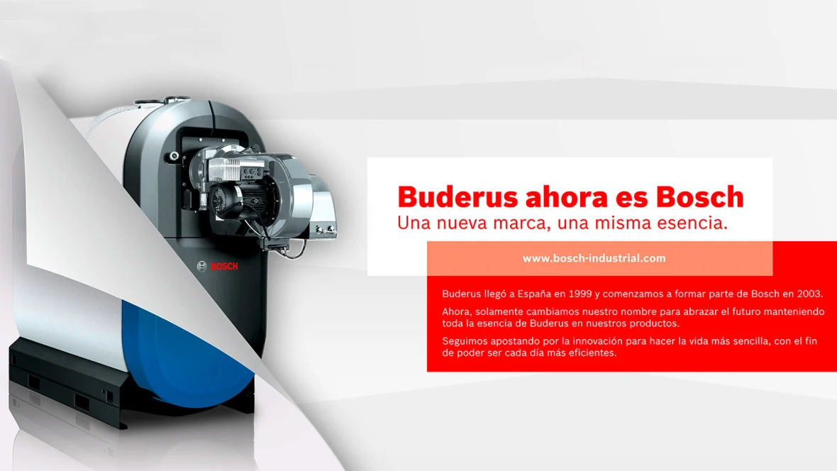 Buderus ahora es Bosch