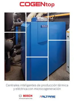 Folleto Centrales inteligentes de producción térmica y eléctrica con microcogeneración