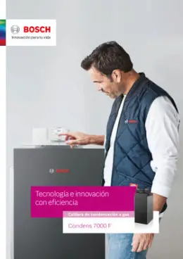 Folleto Bosch Condens 7000 F