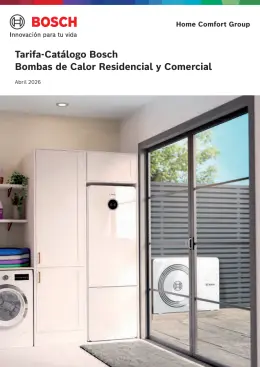 Portada Tarifa Bombas de calor Bosch 2026