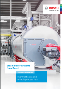 Bosch Steam Boiler Systems Bosch Steam Boiler Systems