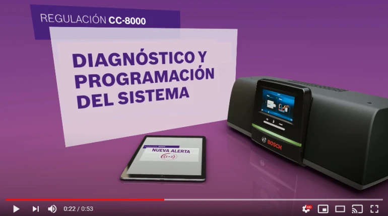 Video Bosch Control CC-8000