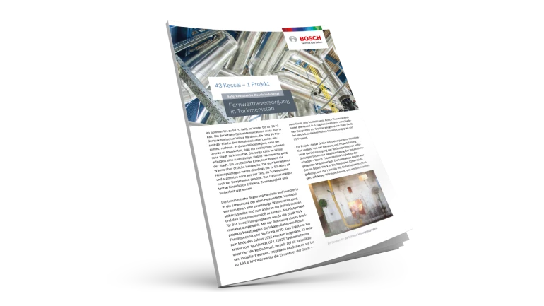 43 calderas para la generación de calor en Turkmenistán