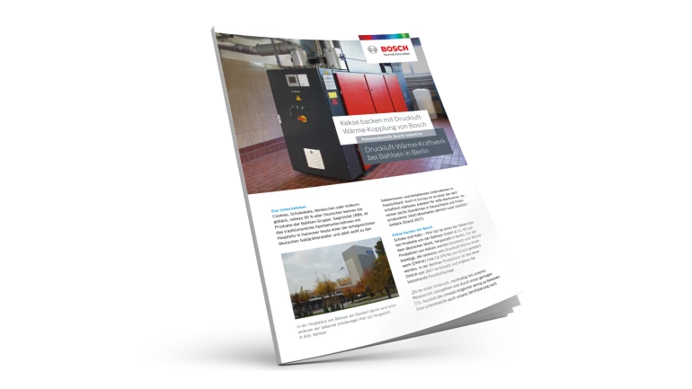 Bahlsen hornea galletas con el acoplamiento de aire comprimido y calor