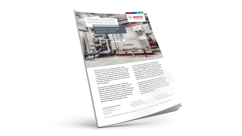 Cefak: ingredientes activos de la naturaleza a través del vapor de Bosch