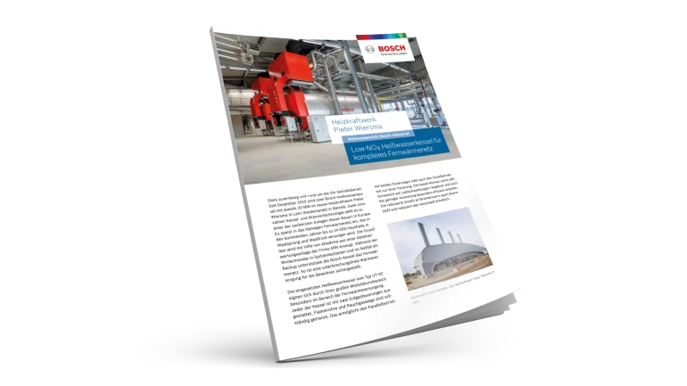 Caldera de bajo NOx para district heating en los Países Bajos