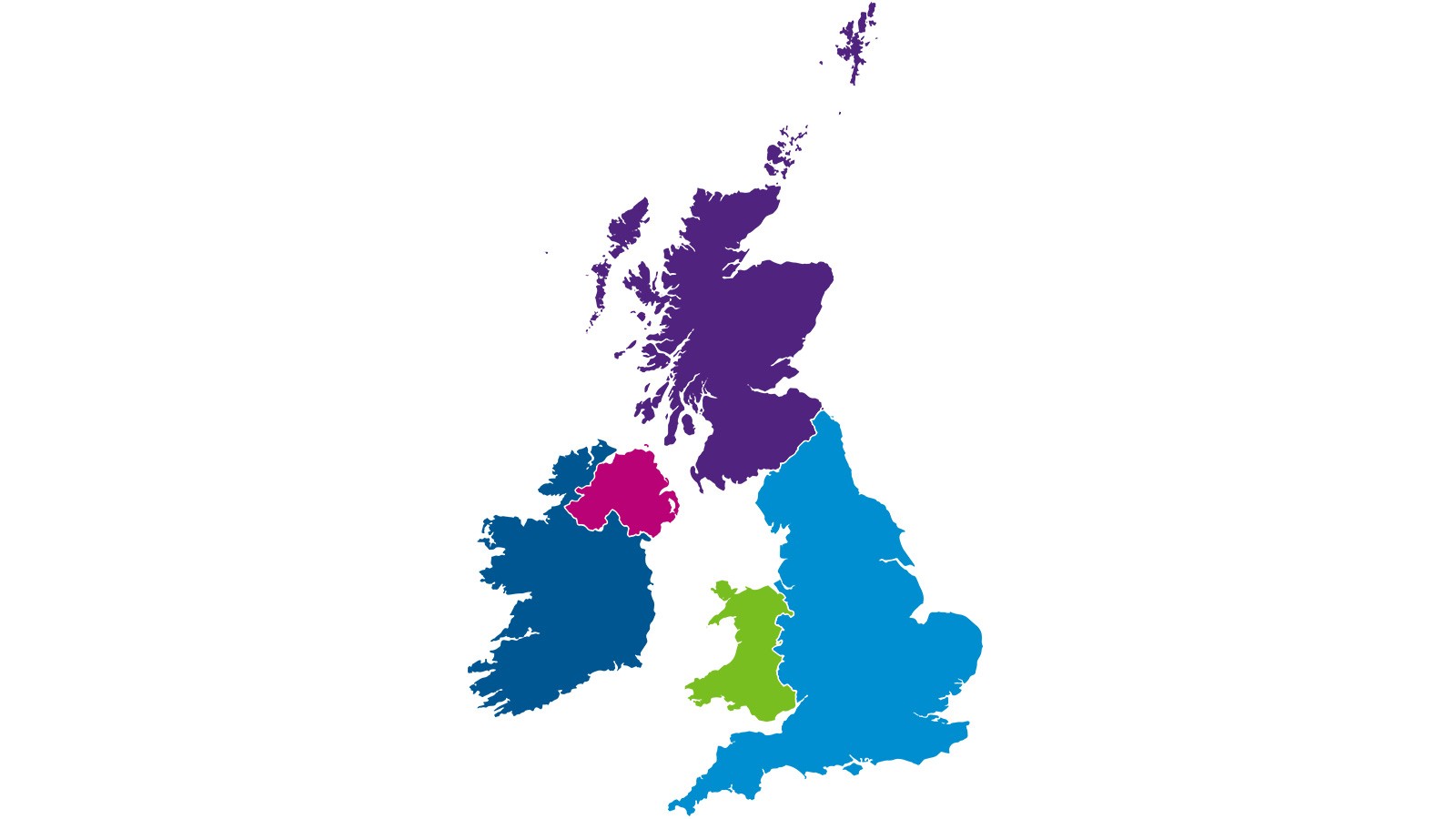 Map of the UK Map of the UK