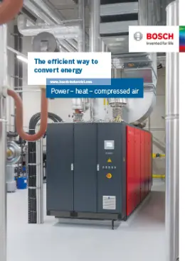 Combined heat and power units
