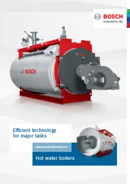 Hot water boilers