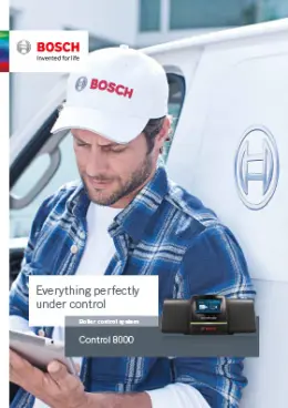 Boiler control system Control 8000