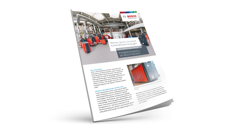 Bosch site Lollar: Generating heat, electric power and compressed air efficiently