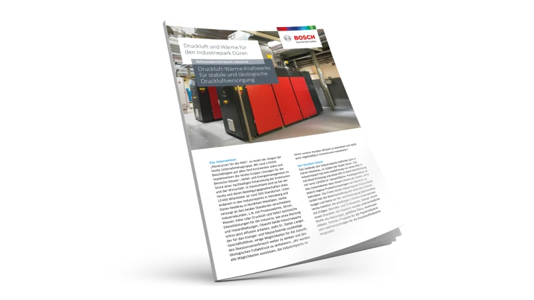 Reliable and ecological compressed air for chemical processes