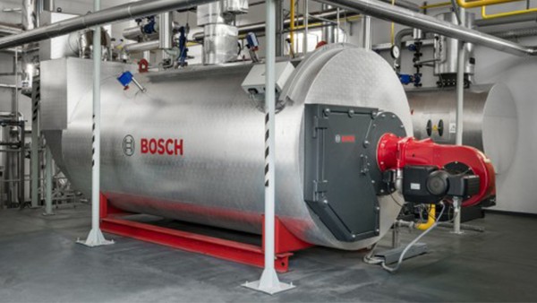 New steam boiler
