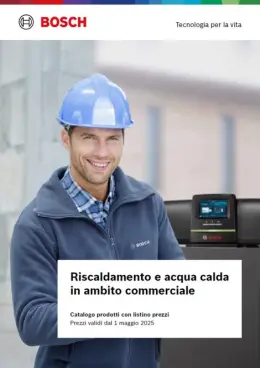 Copertina catalogo Bosch Commercial