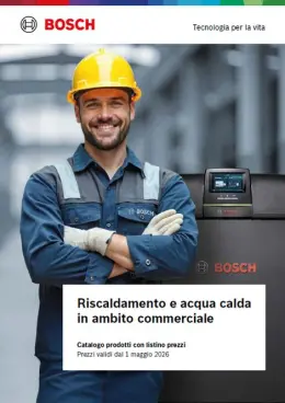 Copertina catalogo Bosch Commercial