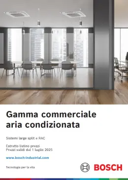 Copertina listino 2025 large commercial Bosch