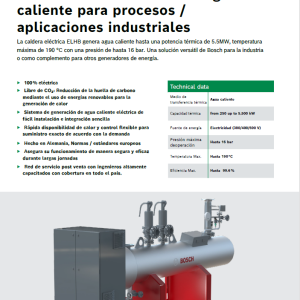 Calderas eléctrica ELHB