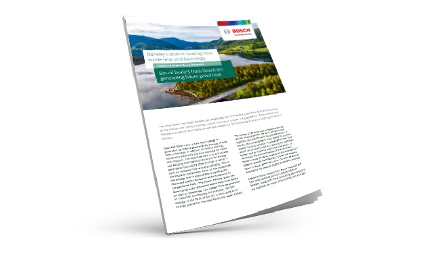 Las calderas de bioaceite de Bosch generan el calor del futuro