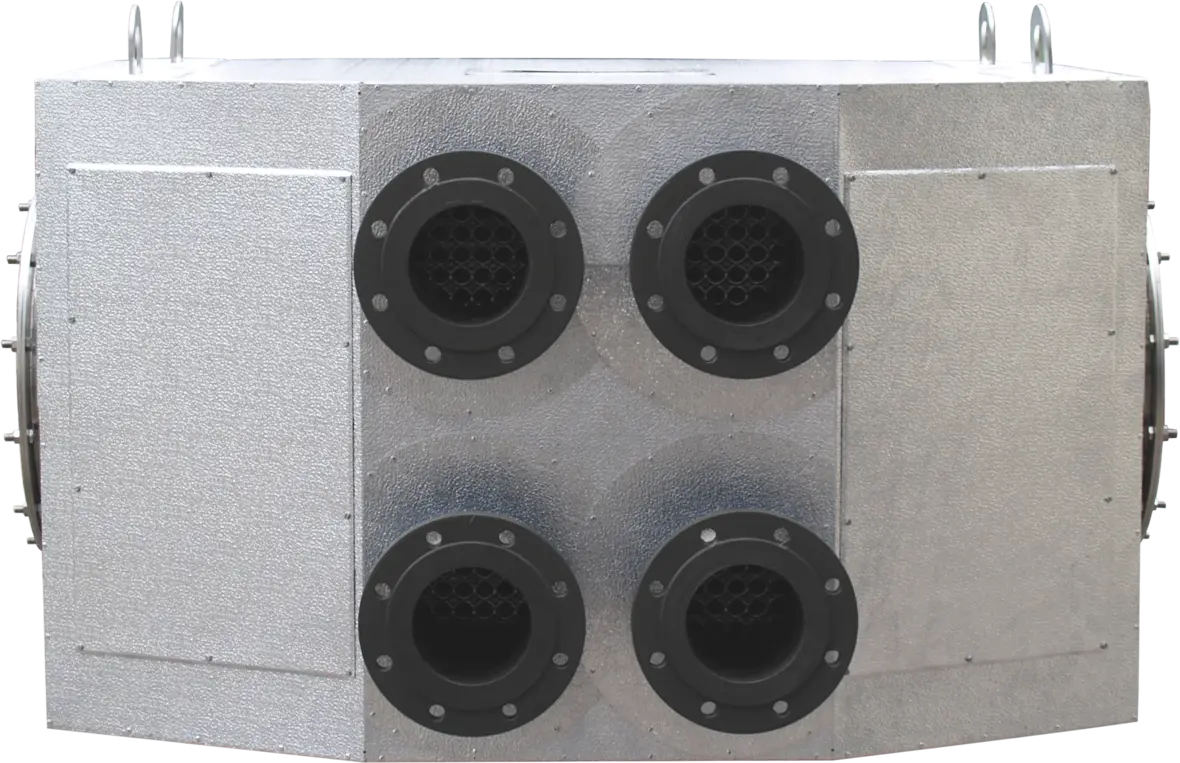 Permutador de calor de gases de escape para caldeiras de água sobreaquecida