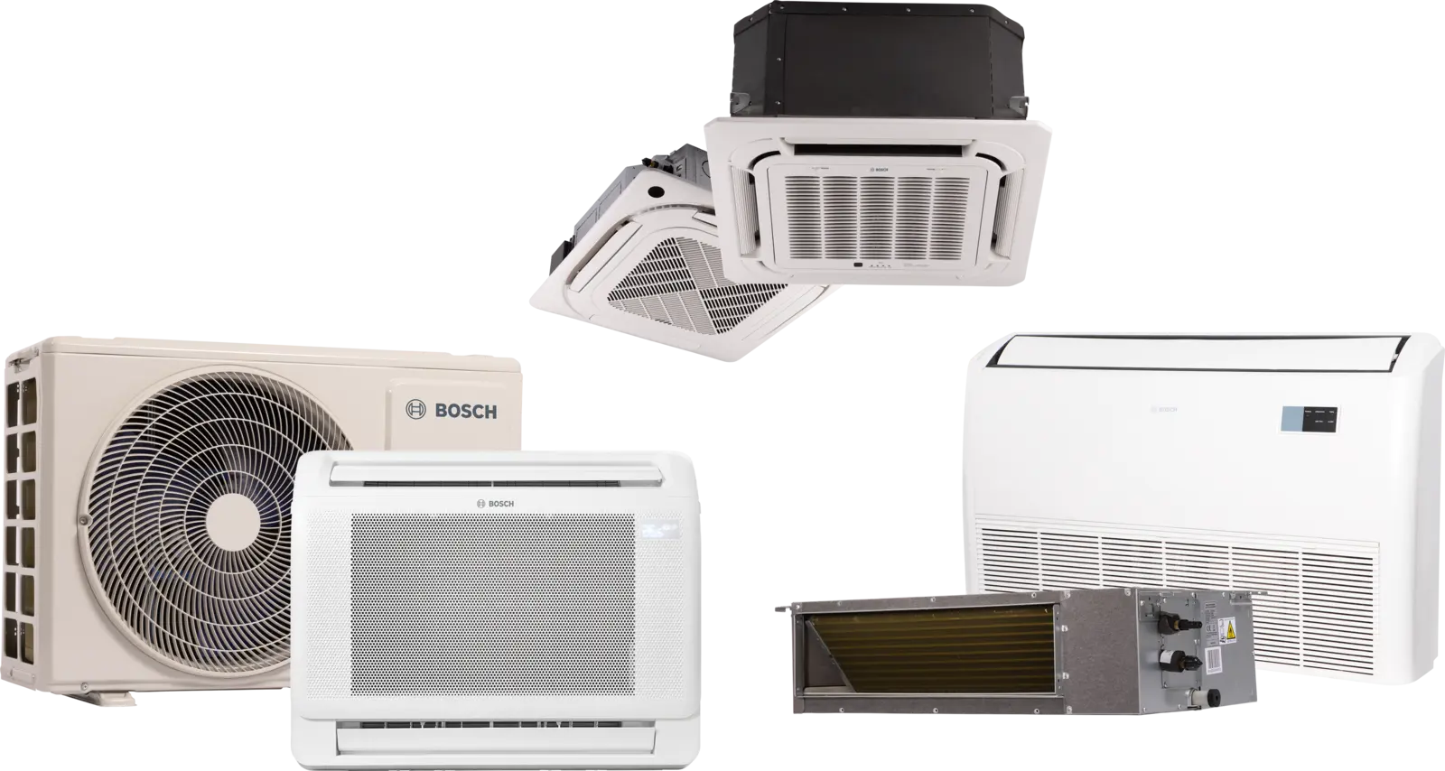 Sistemi Large-split Bosch climatizzazione