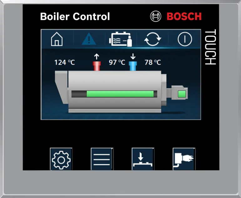 Kompakte Heißwasserkesselsteuerung CWC