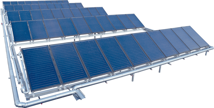 Large solar thermal plants