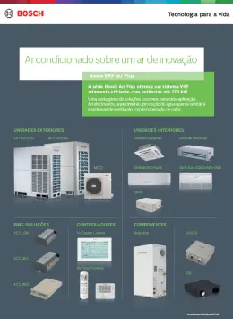 Imagem Bosch Gama VRF AirFlux