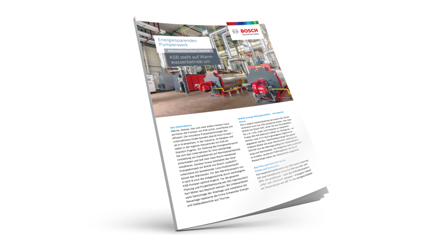 Energeticky úsporný čerpací mechanizmus: KSB prechádza na teplovodnú prevádzku