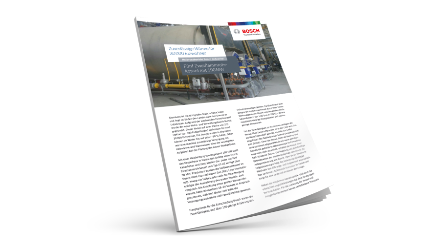 Shymkent: kotly Bosch dodávajú teplo pre 30 000 obyvateľov